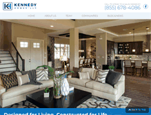 Tablet Screenshot of kennedyhomesllc.com